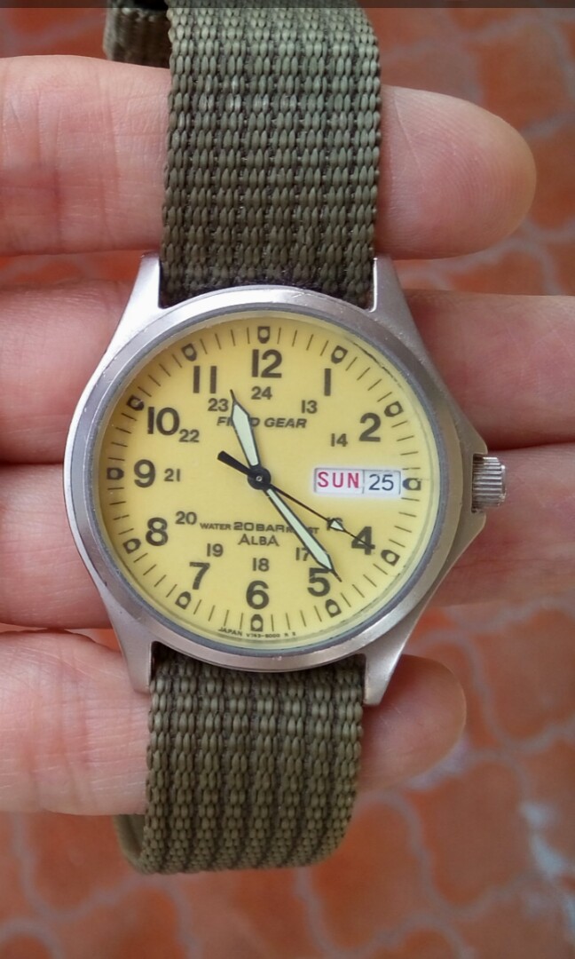 Alba field gear military watch, Men's Fashion, Watches & Accessories,  Watches on Carousell