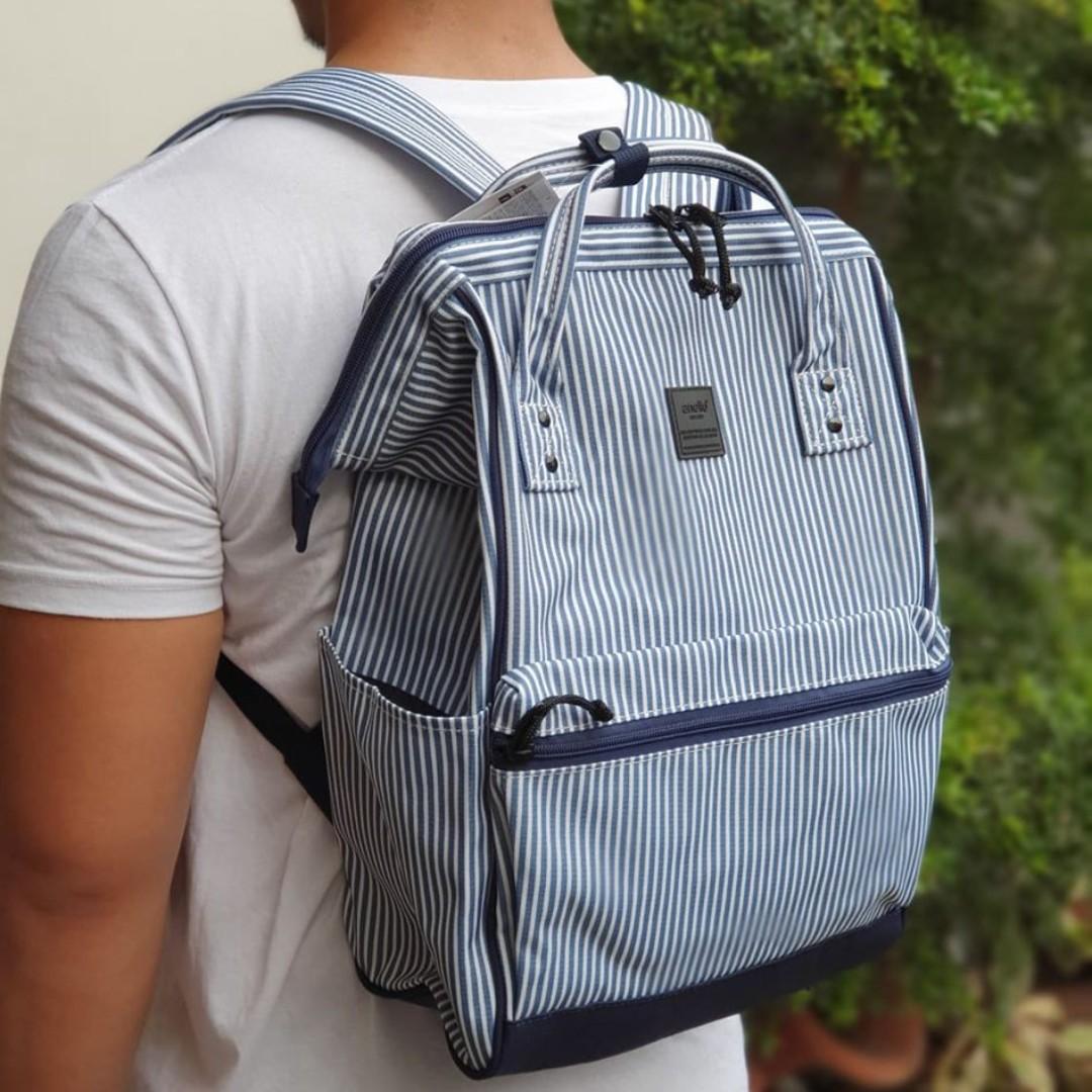 Anello Kuchigane Backpack Slim Regular Dark Blue, Men's Fashion, Bags, Backpacks on Carousell