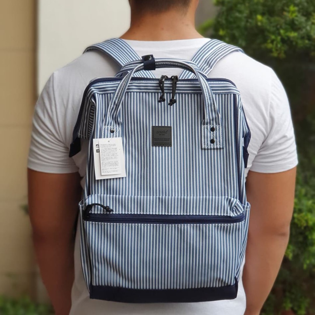Anello Kuchigane Backpack Slim Regular Dark Blue, Men's Fashion, Bags, Backpacks on Carousell