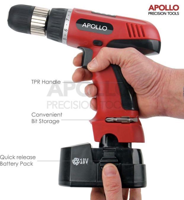 Apollo 18v cordless drill cheap