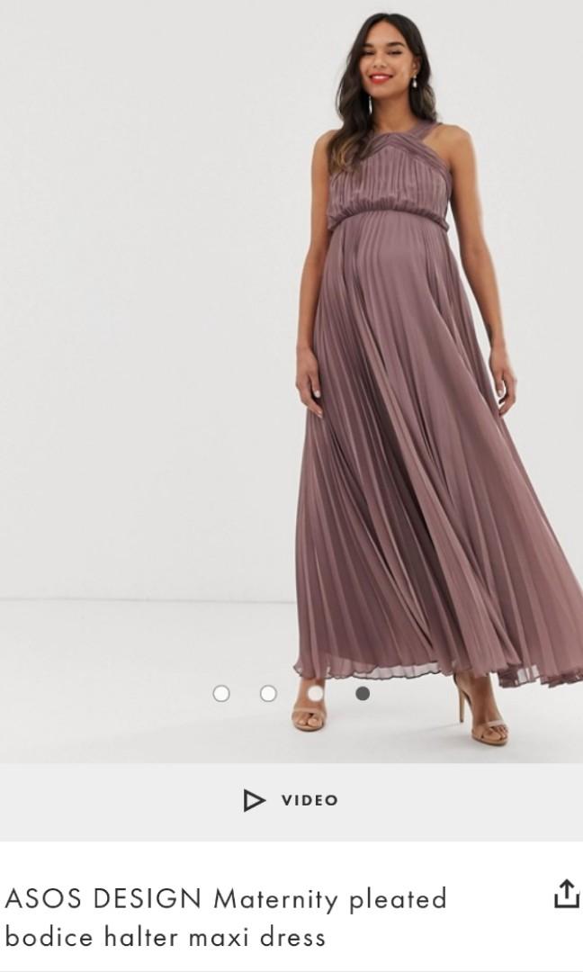 asos maternity evening gown