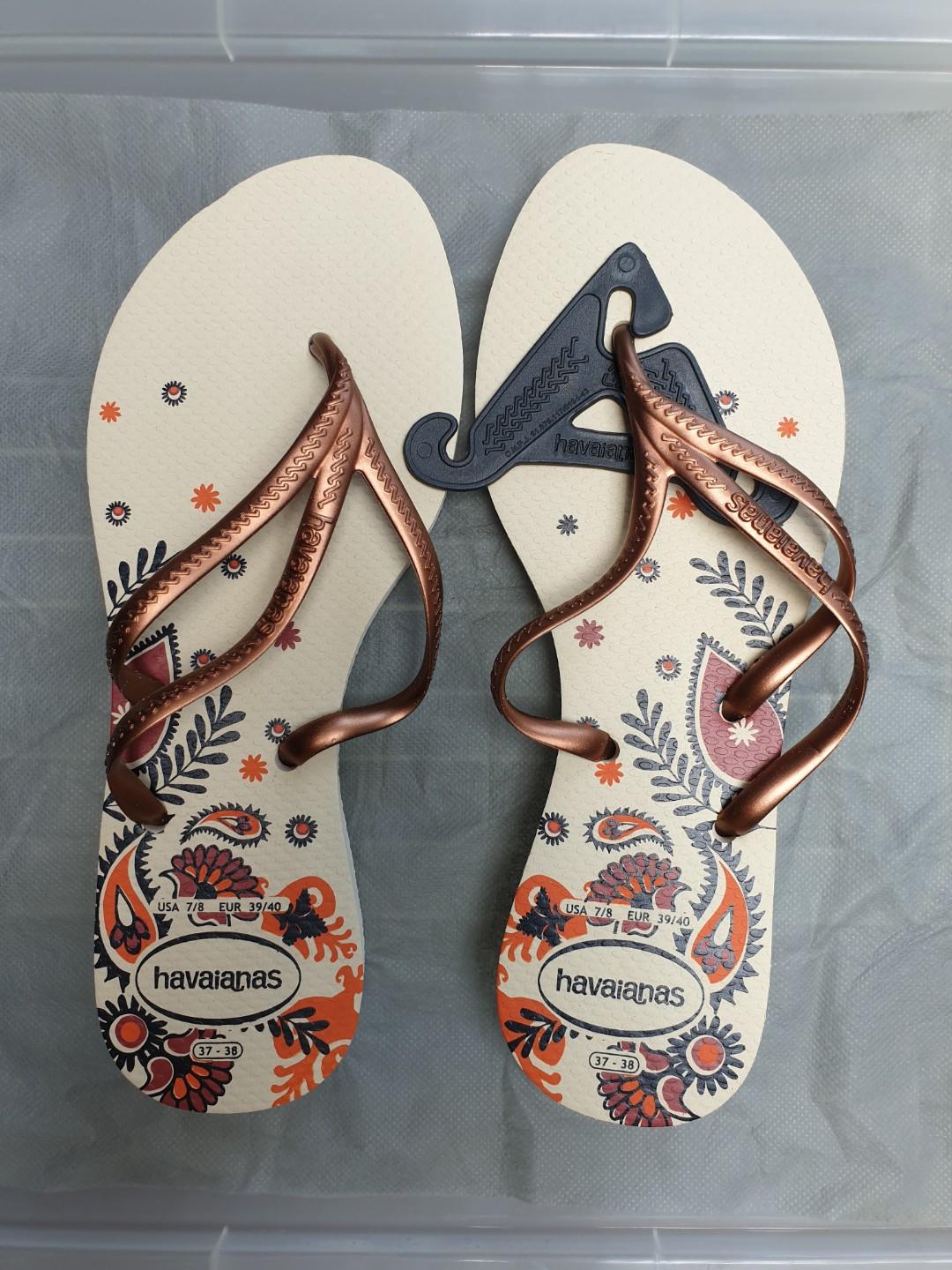 Assorted Havaianas slippers thongs sale 37 38