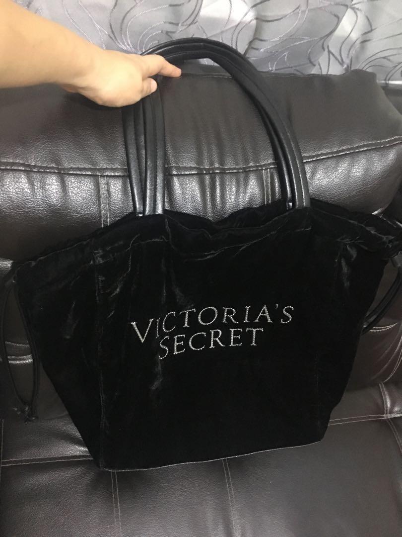 Victoria secret luxe velvet tote hot sale