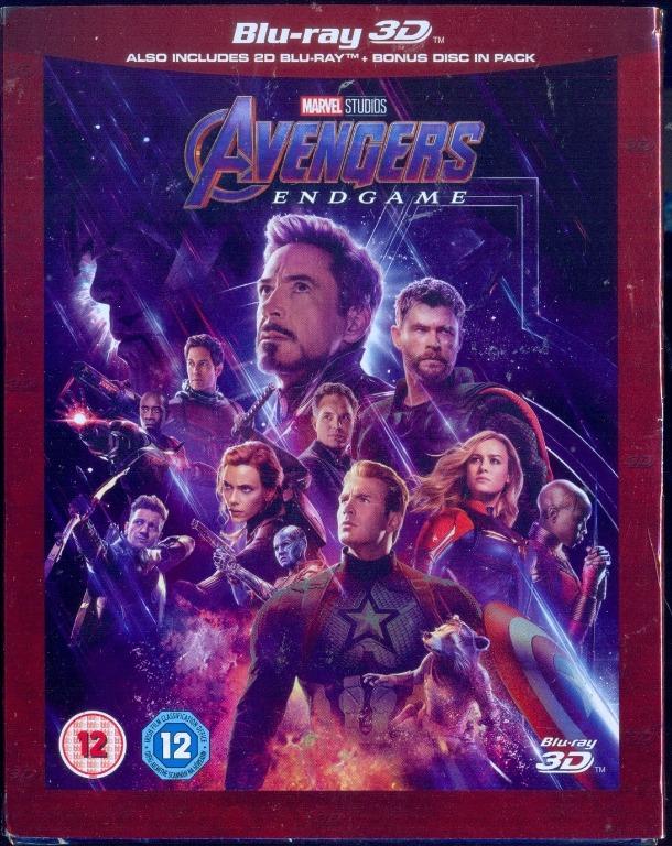Avengers Endgame 3d Blu Ray Music Media Cd S Dvd S Other Media On Carousell