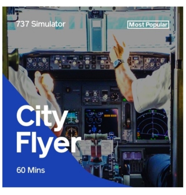 B737 Flight Simulator Voucher (1hr Flight Experience), Tickets