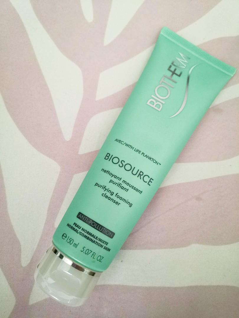 biotherm biosource purifying foaming cleanser