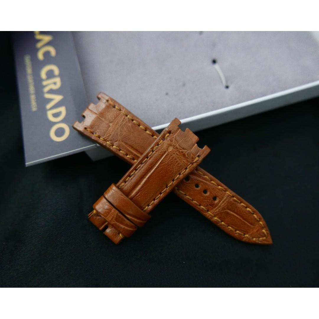 Affordable Durable Crocodile Leather Watches Strap AB042011/G745-CROCD_K0008930 main image 0