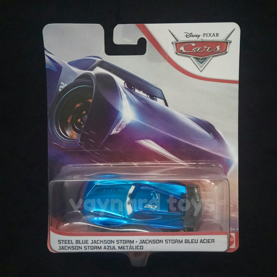 Diecast Steel Blue Jackson Storm Disney Rare Toys Collectibles Mainan Di Carousell