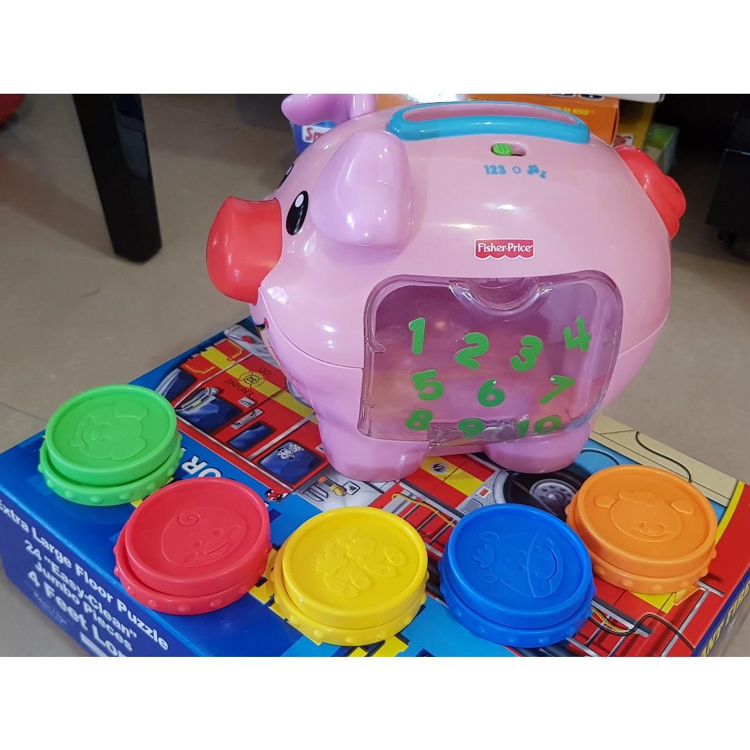 Fisher Price Laugh & Learn Learning Piggy Bank Toy, Everything Else