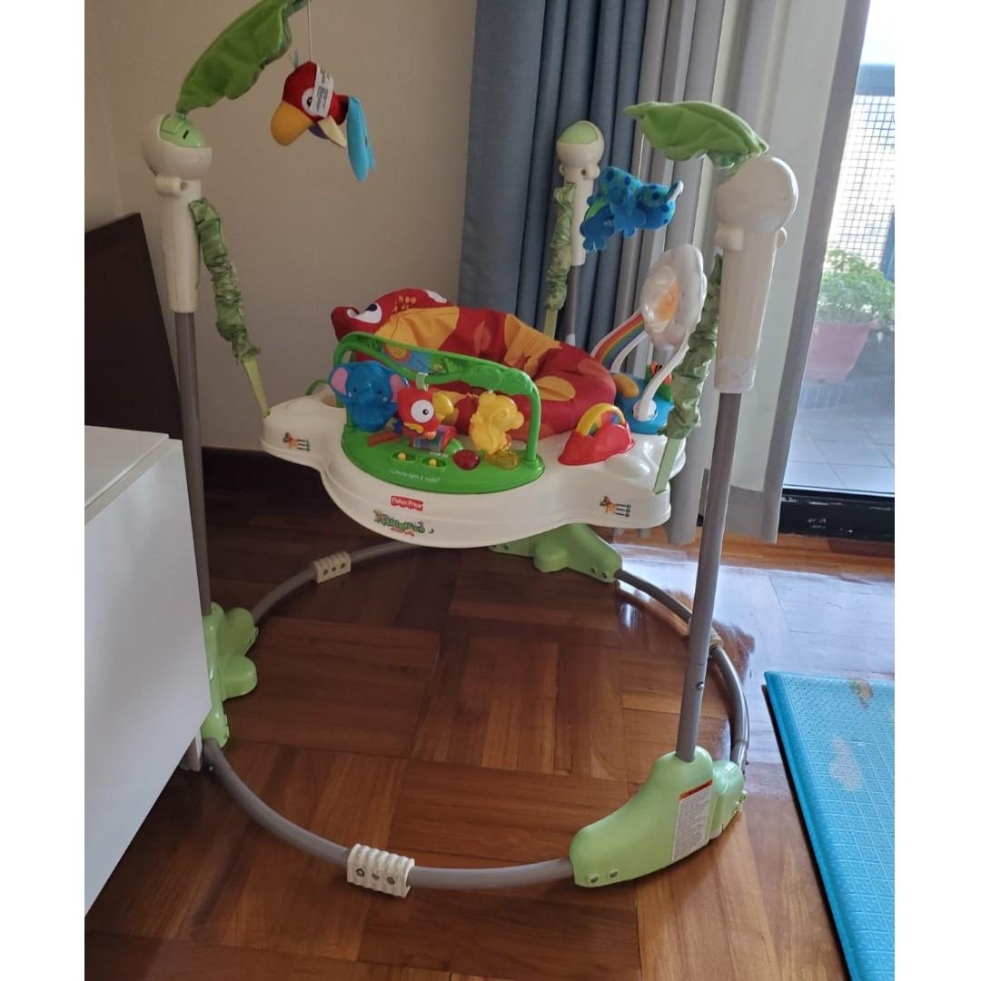 wooden baby jumperoo