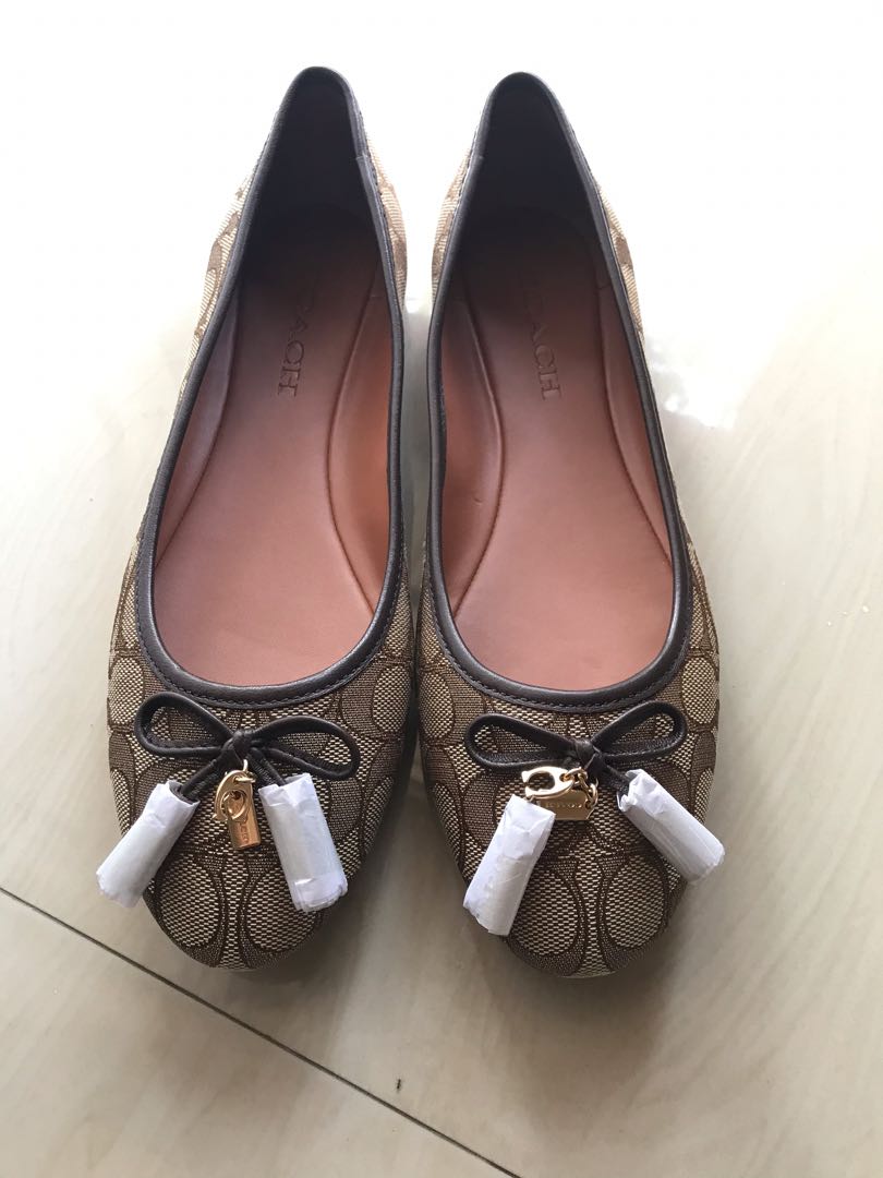 Coach benni ballet flat sales