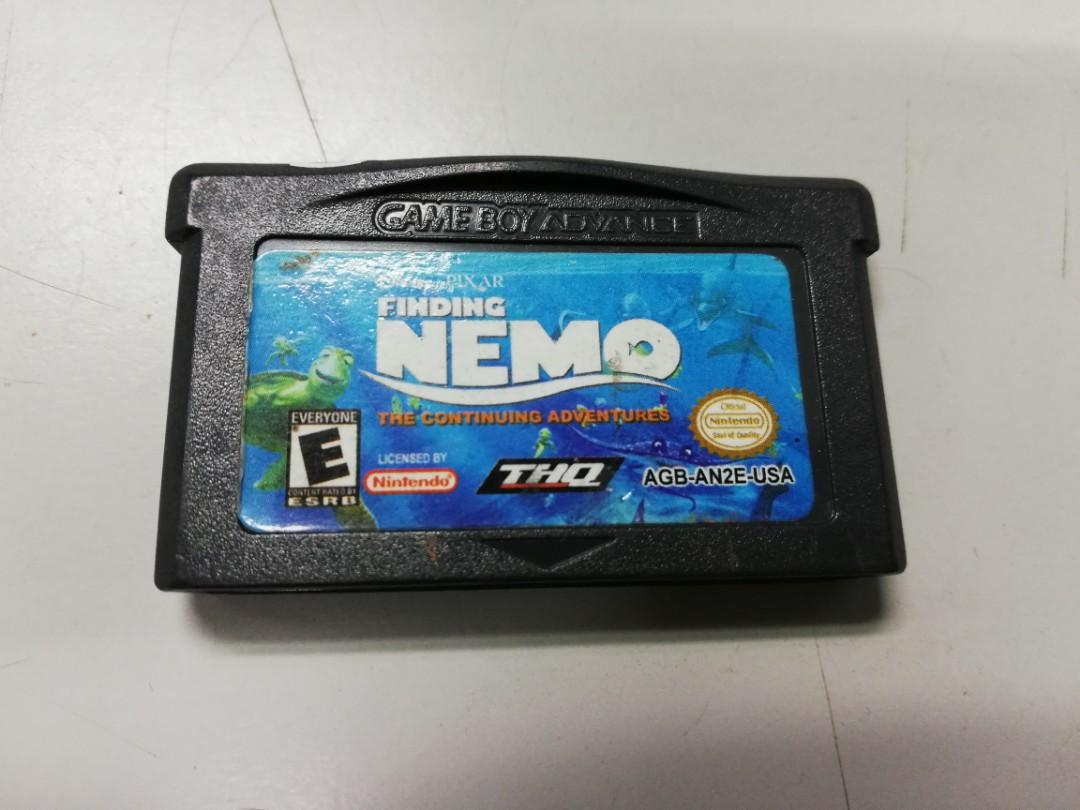 Gameboy Advance Finding Nemo, Video Gaming, Video Games, Nintendo on  Carousell
