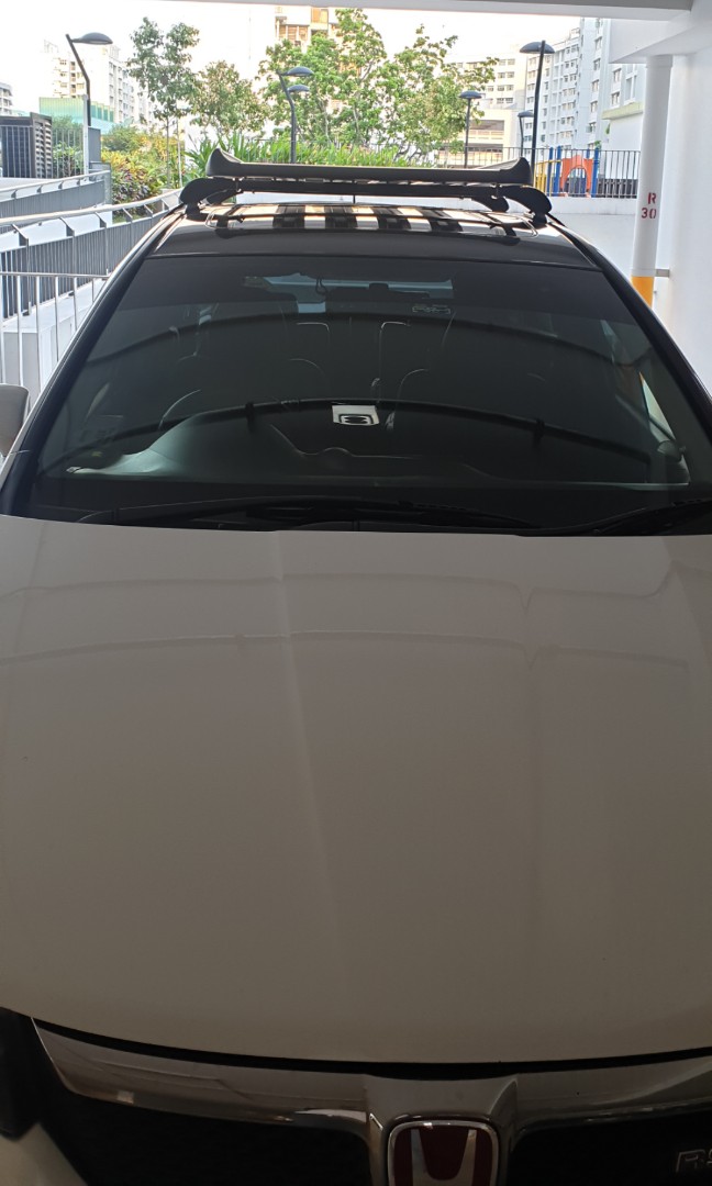 Honda stream Roof rack crossbar and basket Car Accessories Accessories on Carousell