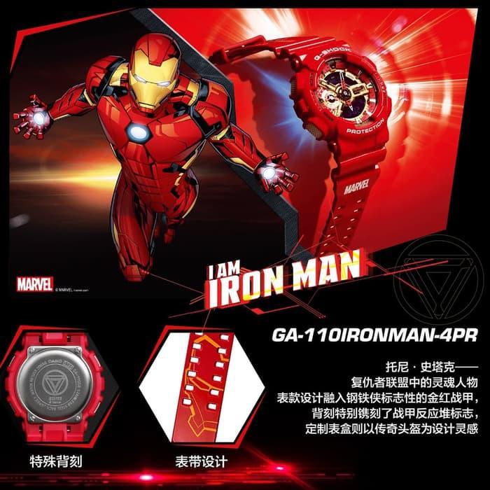 Jam Tangan Pria Casio G Shock GA 110IRONMAN x IRON MAN 110 Ori BM
