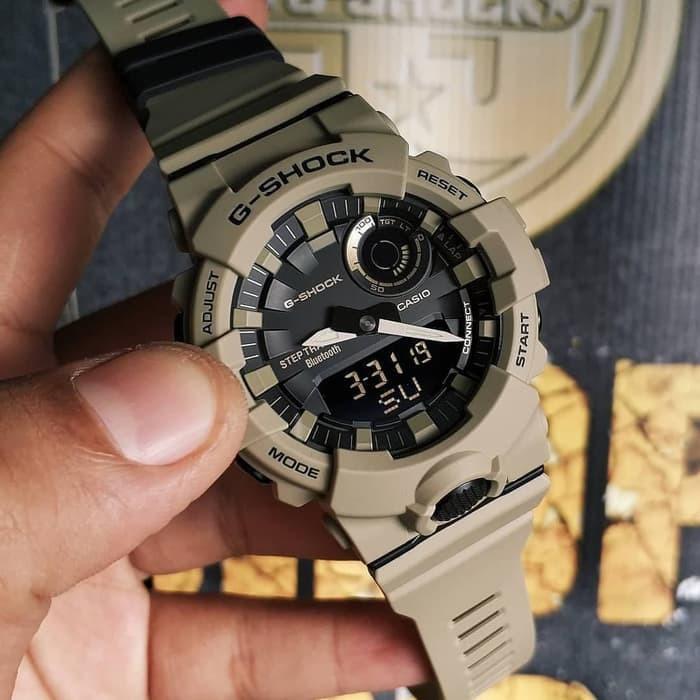 Jam Tangan Pria Casio G Shock Gba 800 Uc Cream Khaki G Squad Ori Bm Fesyen Pria Jam Tangan Di Carousell