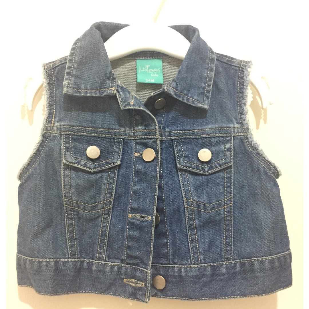 baby denim vest