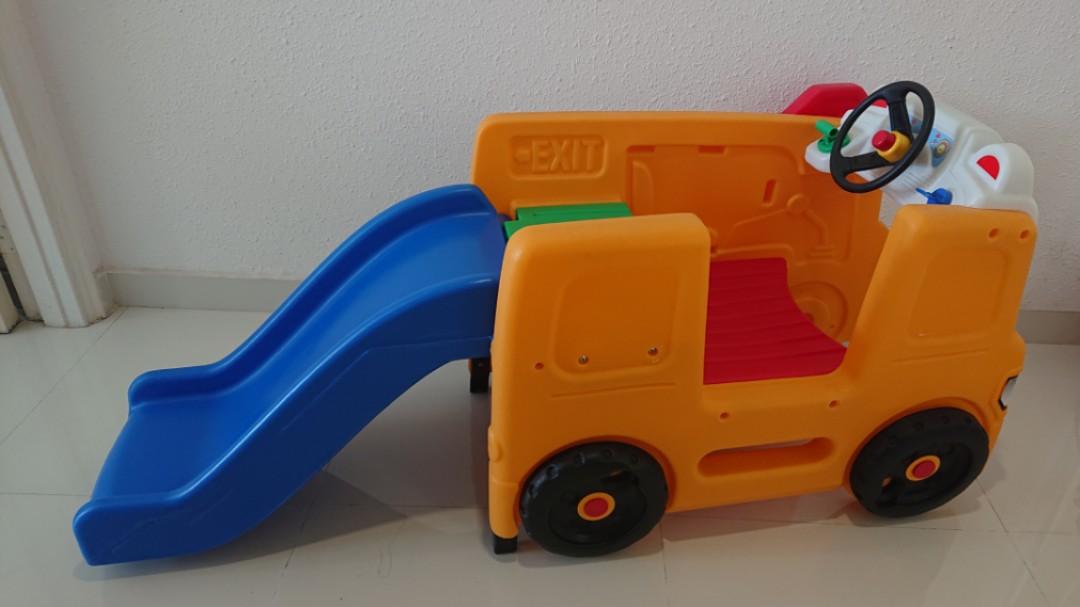 Little tikes school bus activity gym for sale sale