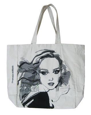 Marks Spencer Fair Trade Canvas Tote Bag Women s Fashion Bags