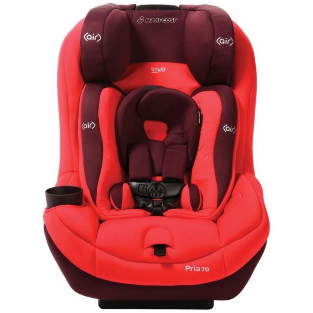 Car seat Maxi Cosi Pria 70 with Isofix Red or Black Babies Kids Going Out Car Seats on Carousell