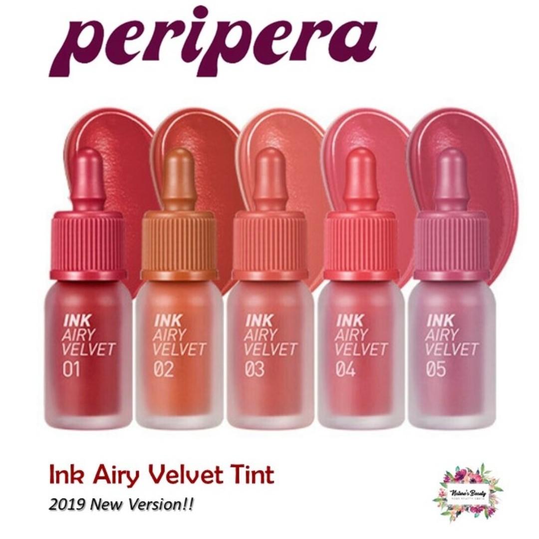 New 19 Version Peripera Ink Airy Velvet Tint 4g 5 Off With Caroupay Health Beauty Makeup On Carousell