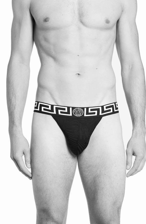 New] Versace men's underwear - Jockstrap (fit 32”-34”), Men's Fashion,  Bottoms, New Underwear on Carousell