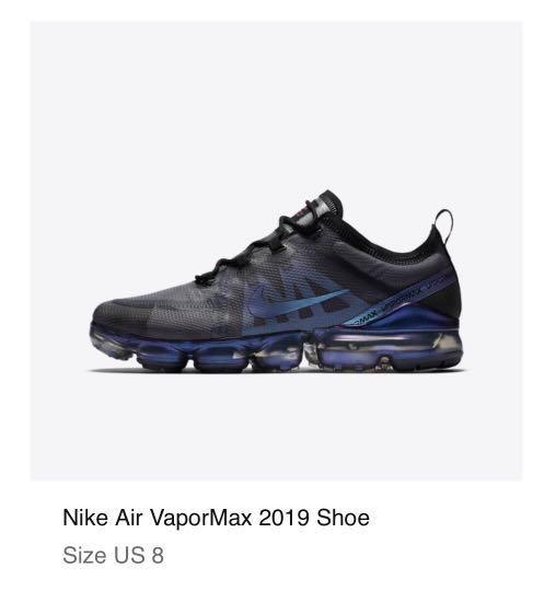 nike air vapormax 2019 navy blue