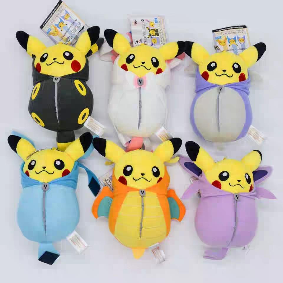 Pokemon Sleeping Bag Pikachu Plushies