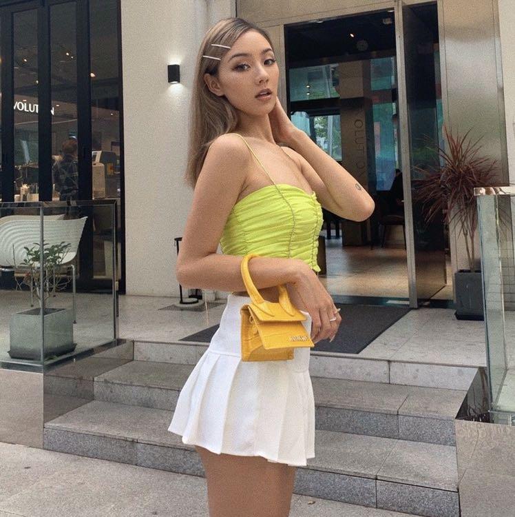 neon ruched top