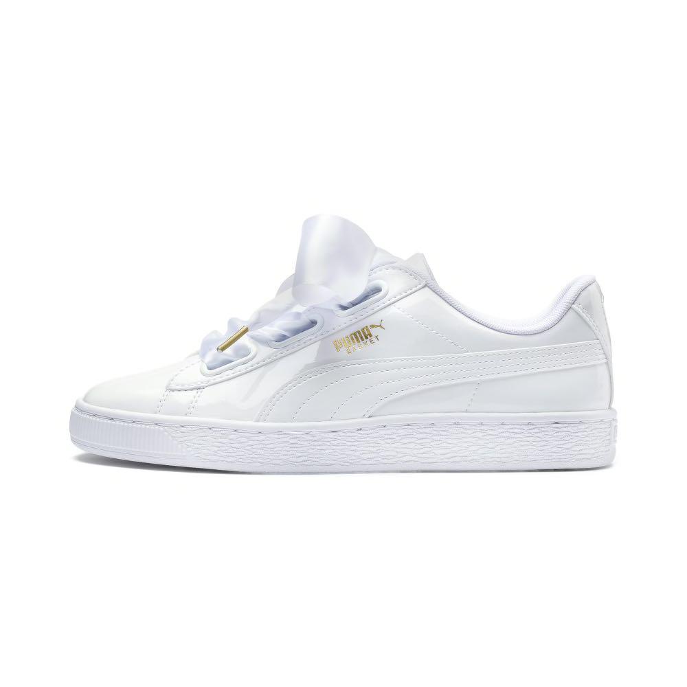 Puma Basket Heart Patent Trainer