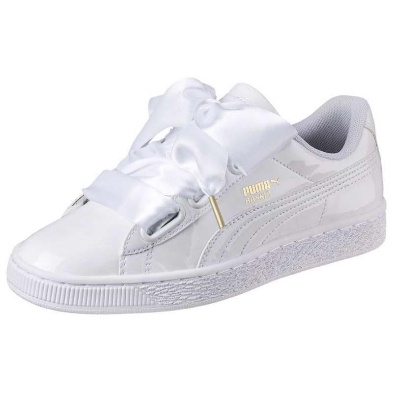 Puma Basket Heart Patent Trainer