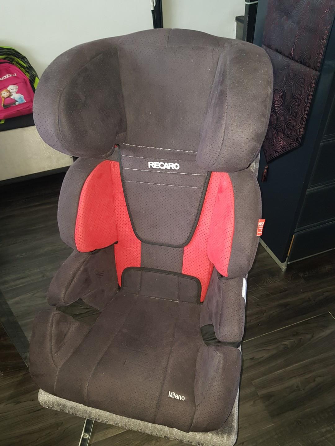 recaro milano car seat