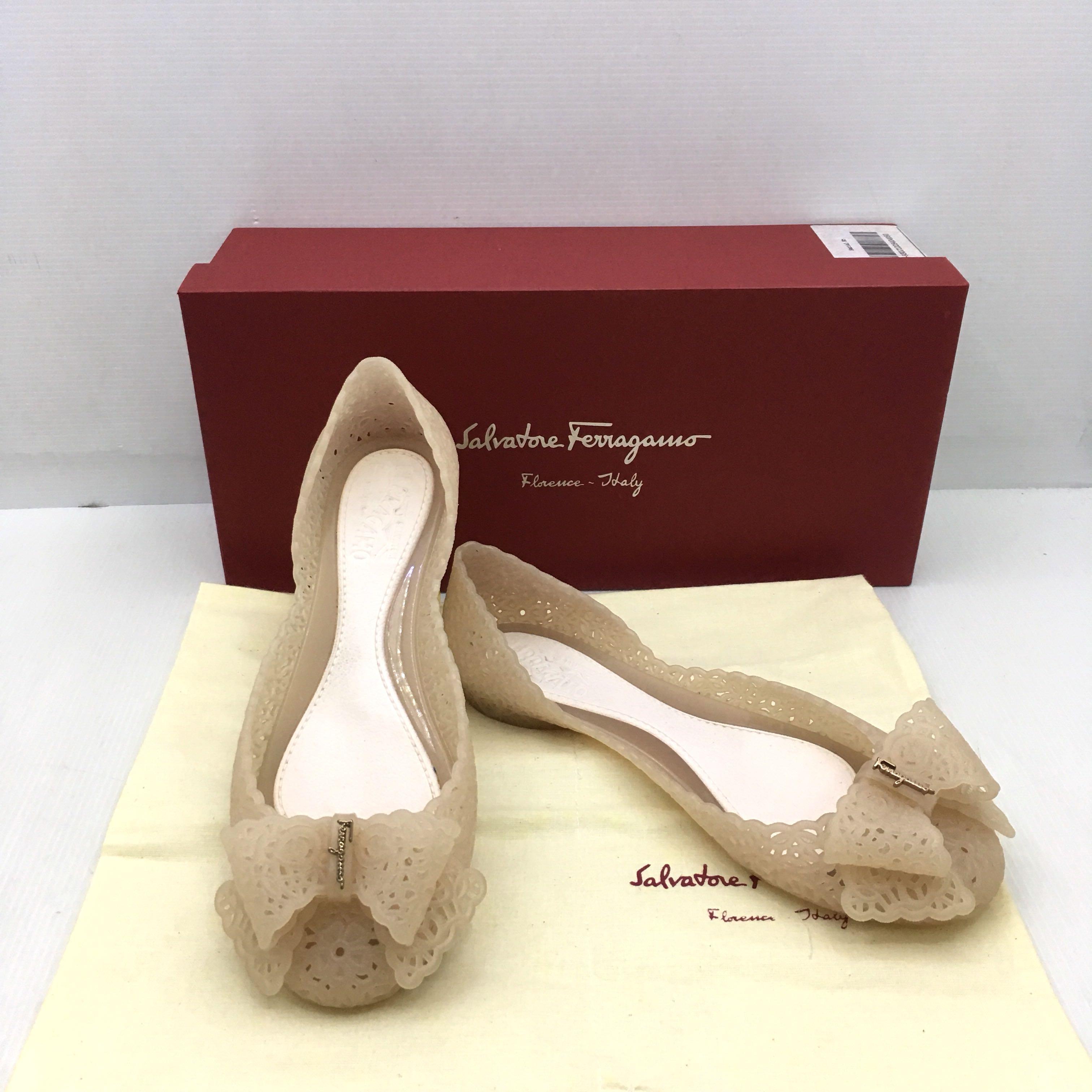 Salvatore ferragamo rubber shoes discount
