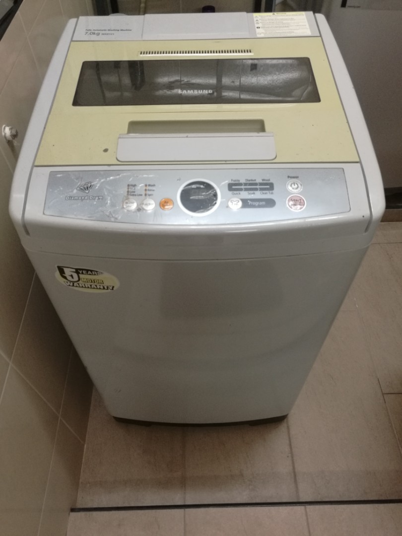 Samsung Diamond Drum 7kg, TV & Home Appliances, Washing Machines and