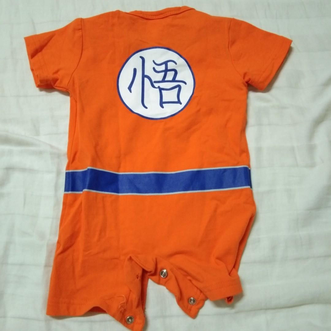 Son Goku Baby Costume (Category: Babies & Kids Fashion) located in Makati City. Submitted by satvai (Listing ID 255677553, Image 2). Description: Son goku costume for babies (1yr old). Comes with matching blue wrist band. Used only once. Rfs: moving Must sell by October 15..