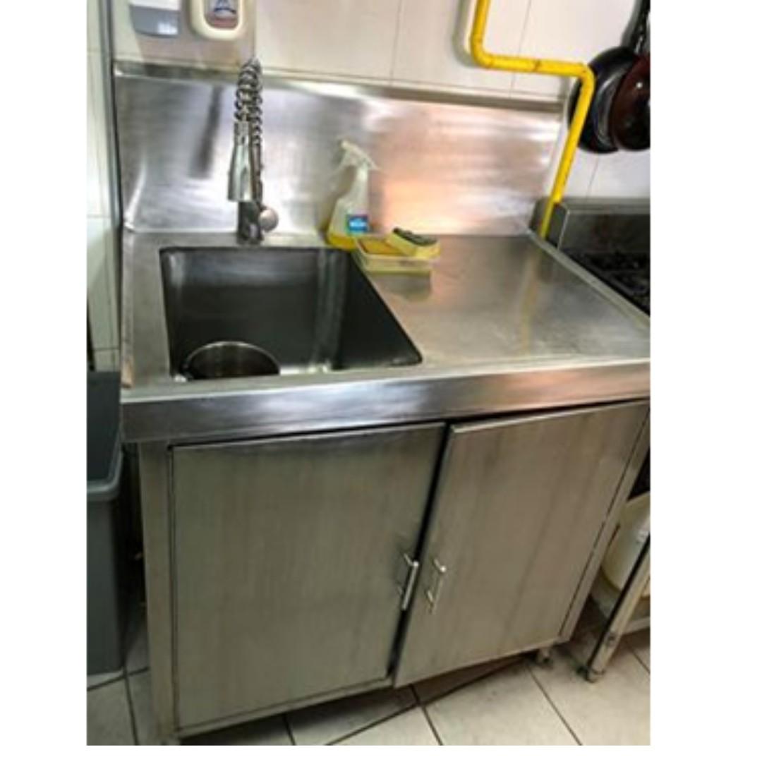 Ss Table With Single Sink And Kitchen Faucet Used On Carousell