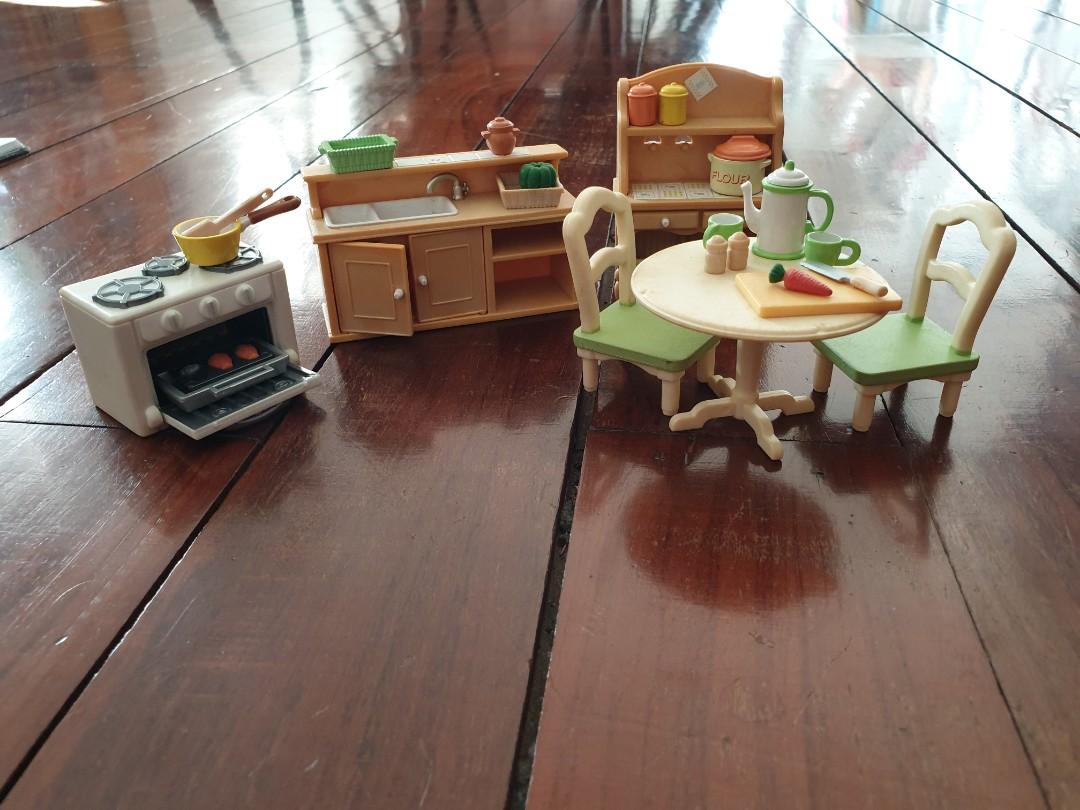 sylvanian families country kitchen