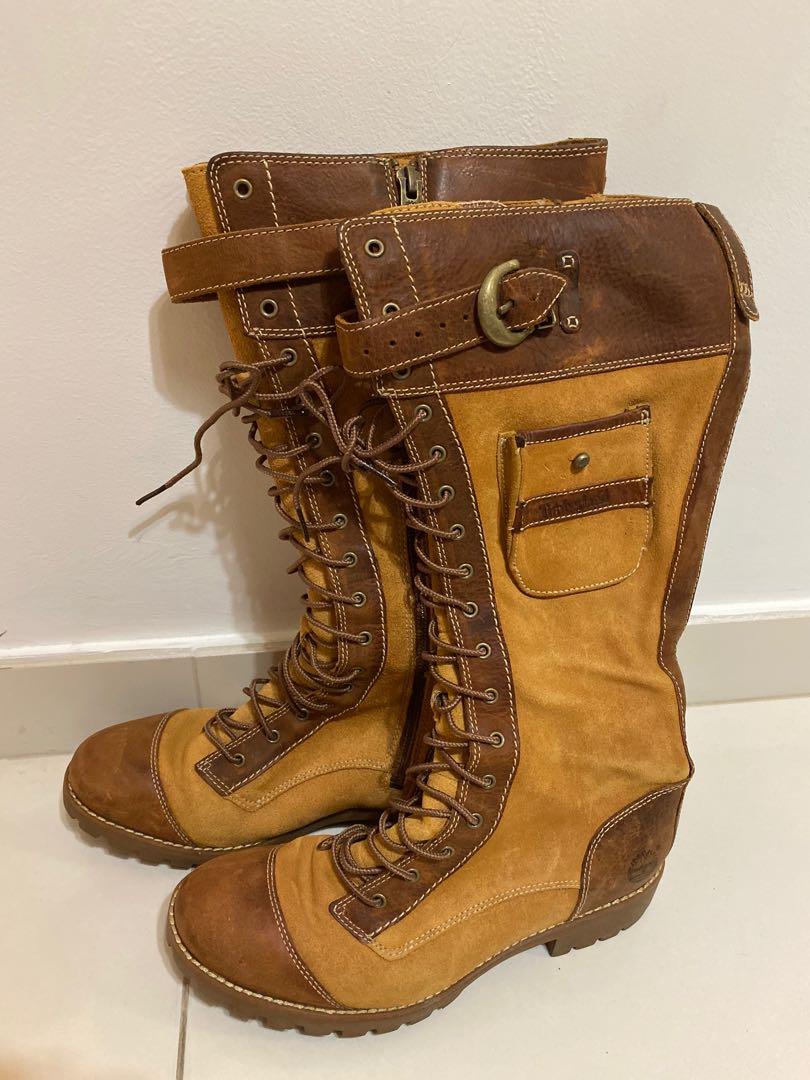 Timberland boots Women's Fashion, Footwear, Boots on Carousell