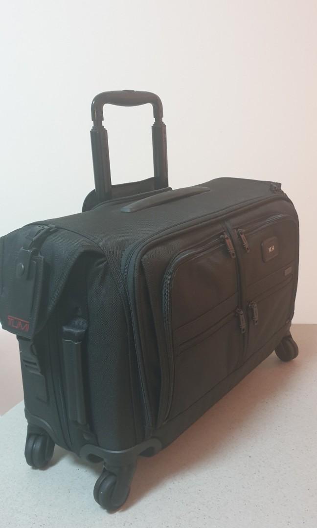 TUMI Alpha 2 Carry On 4 Wheeled Garment Bag 22 Inch Suit or