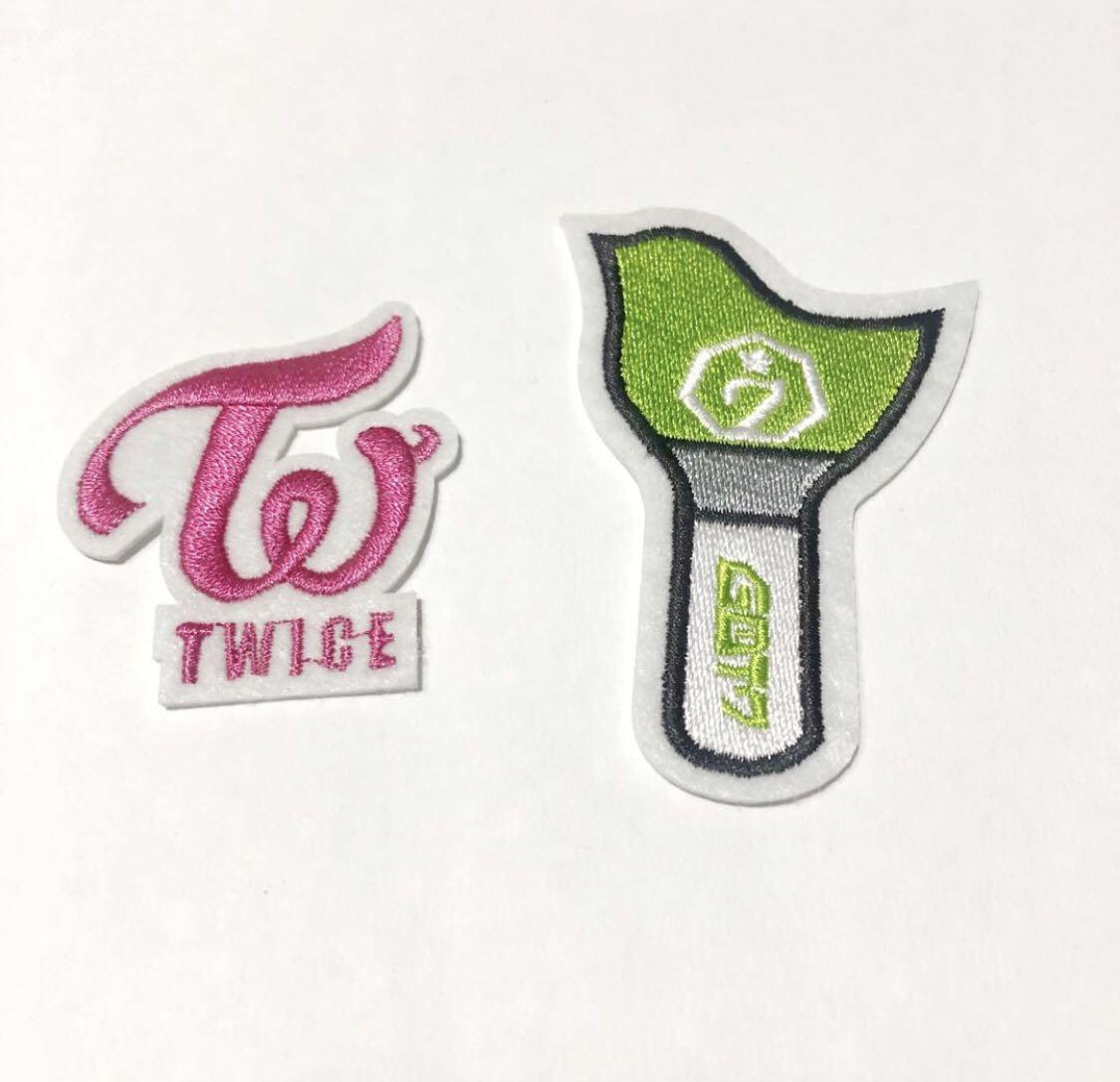 Twice Logo And Ahgabong Patches Hobbies Toys Memorabilia Collectibles K Wave On Carousell