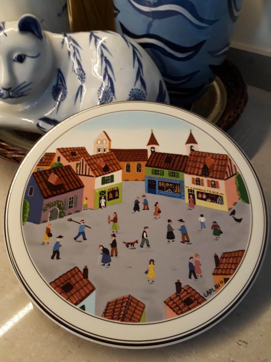 Xmas Sale Villeroy Boch Limited Edition Plate Vintage