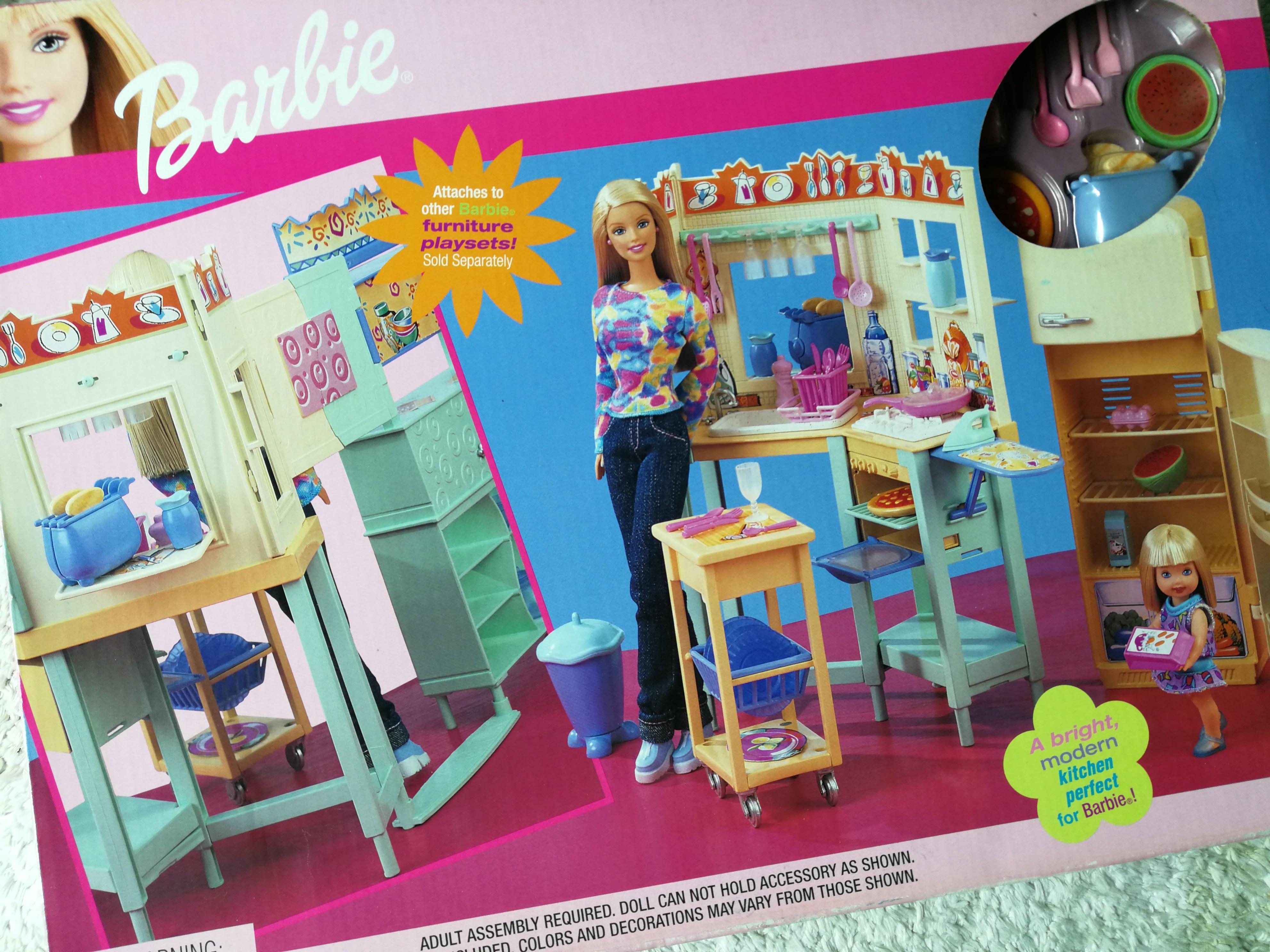 vintage barbie kitchen set