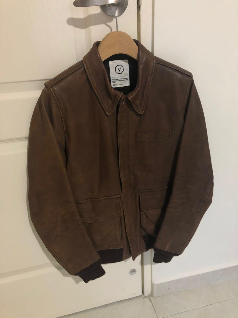 Visvim Elmendorf jacket (distressed cowhide)