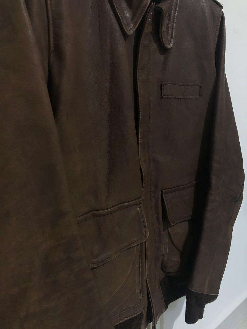 Visvim Elmendorf jacket (distressed cowhide), Men's Fashion, Coats