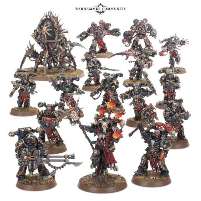 Warhammer 40K Shadowspear Chaos Space Marines Daemonkin Start ...