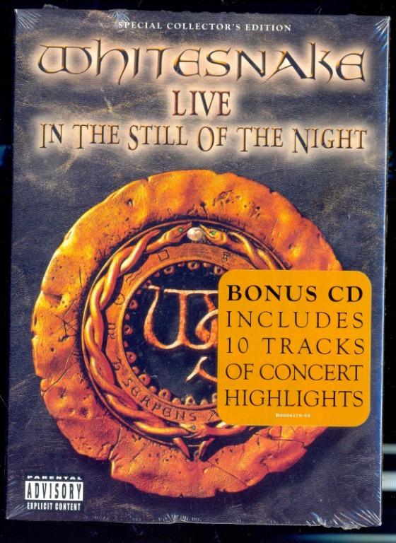 Whitesnake Live In The Still Of The Night Dvd Cd Music Media Cd S Dvd S Other Media On Carousell