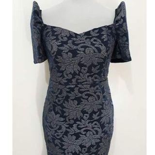 Small Dark Blue Filipiniana Small