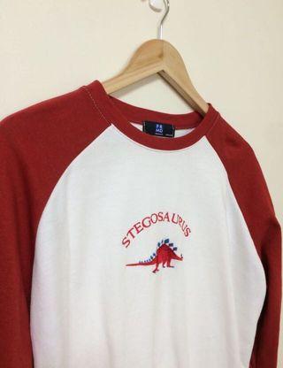 正韓超可愛恐龍刺繡Tee
