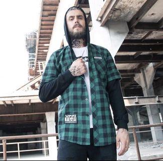 Kemeja hoodie cuci gudang