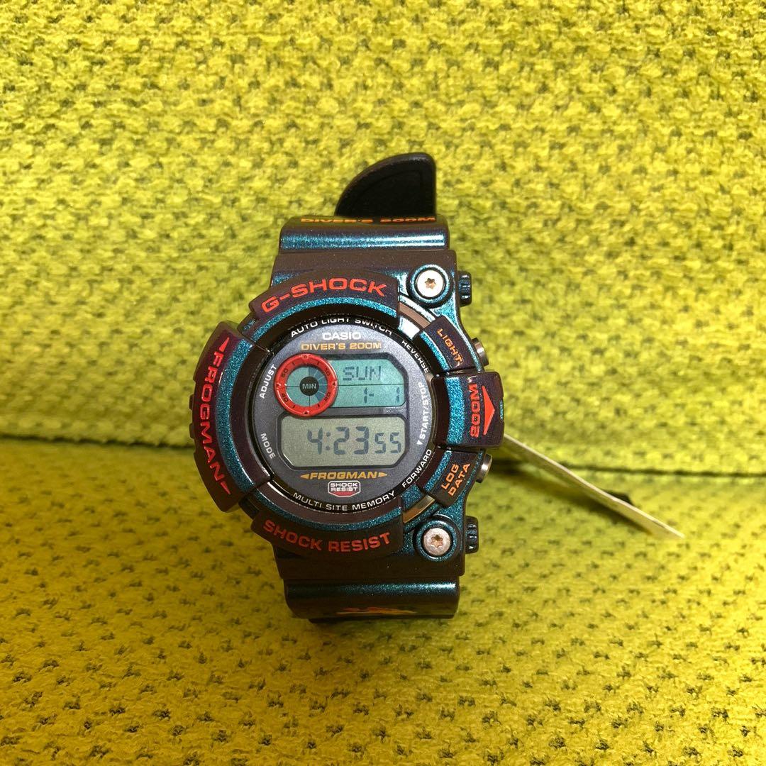全新G Shock Frogman GW-201-6JF 毒蛙激罕, 名牌, 手錶- Carousell