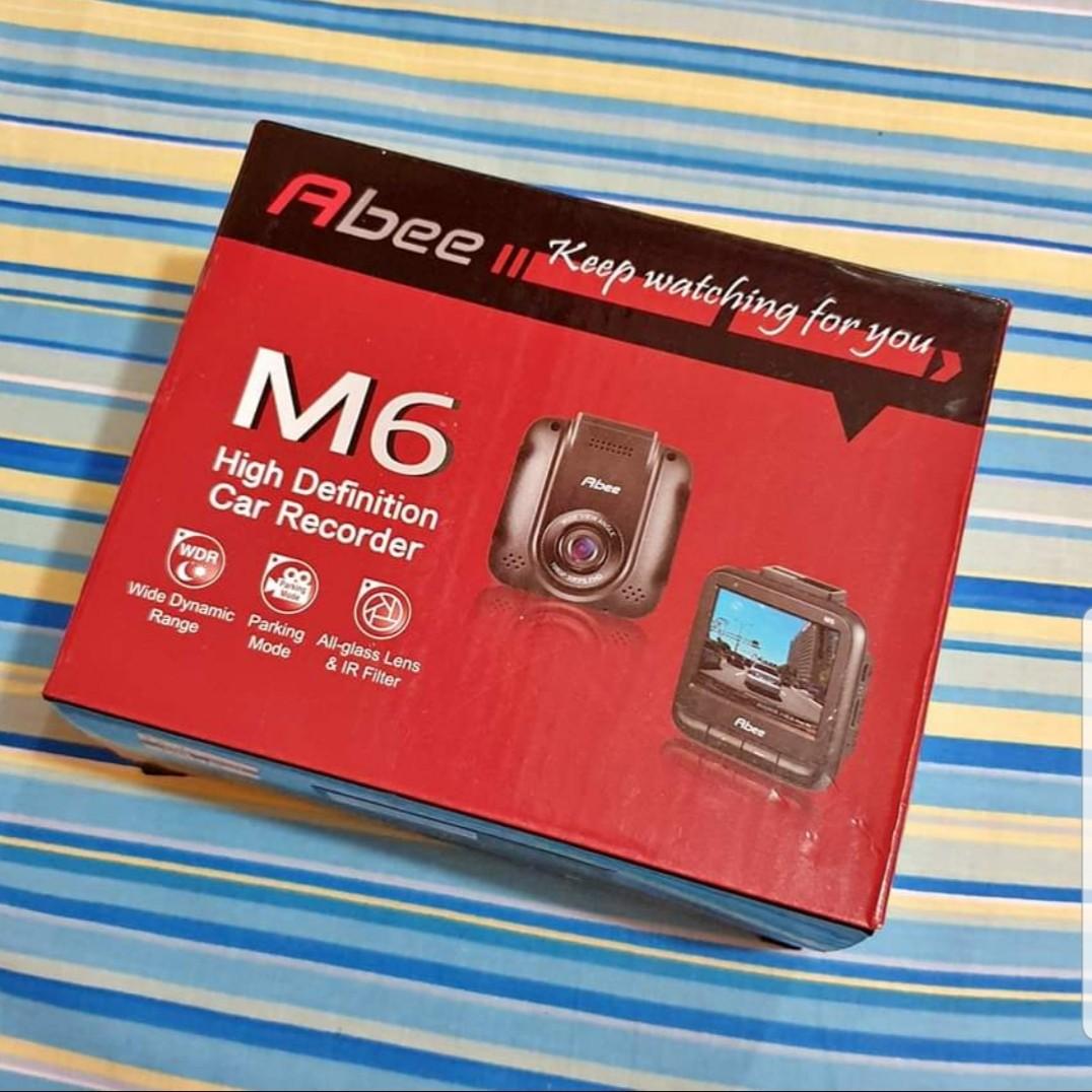Abee M6 Dashcam (Category: Security Systems & CCTV Cameras) located in Taguig. Submitted by misskweezy (Listing ID 255897281, Image 1). Description: RFS: Extra Dashcam Condition: Still Factory Sealed. As is. Abee M6 specs: 2.4 inch LCD display 3MP 1/3.2-inch CMOS sensor with F1.8 aperture Up to Full HD video recording @ 30fps 136-degree wide-angle lens Pros: Automatic recording Thought-out Physique Satisfactory image quality Decent low light perf